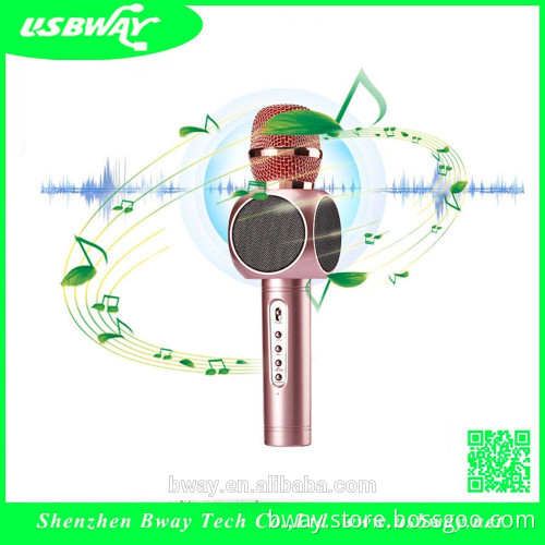 2016 Wholesale Magic Karaoke Microphone Handheld Bluetooth Wireless Portable